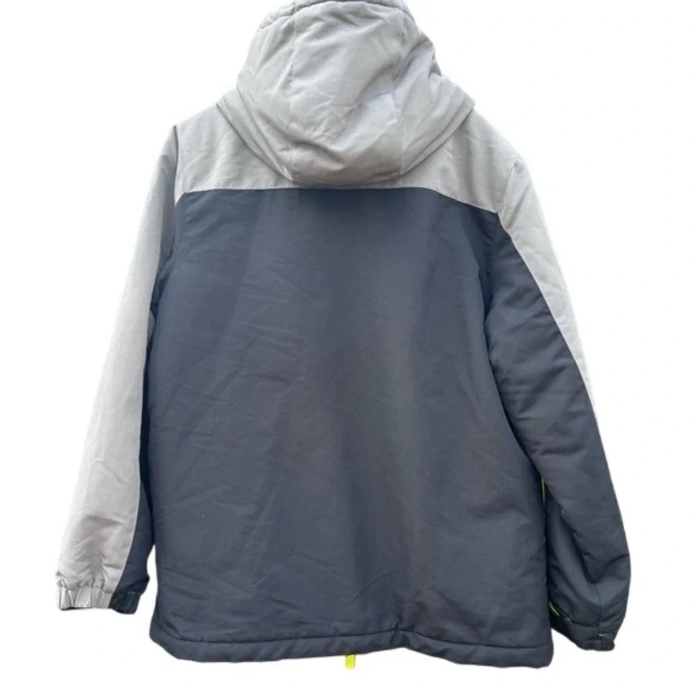 Roebuck And Co Insulated Coat‎ Black And Yellow Kids L 14/16